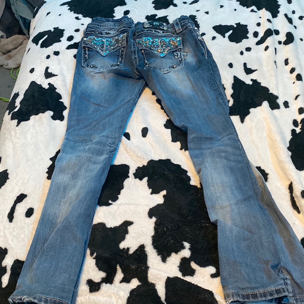 Miss me jeans worn once!